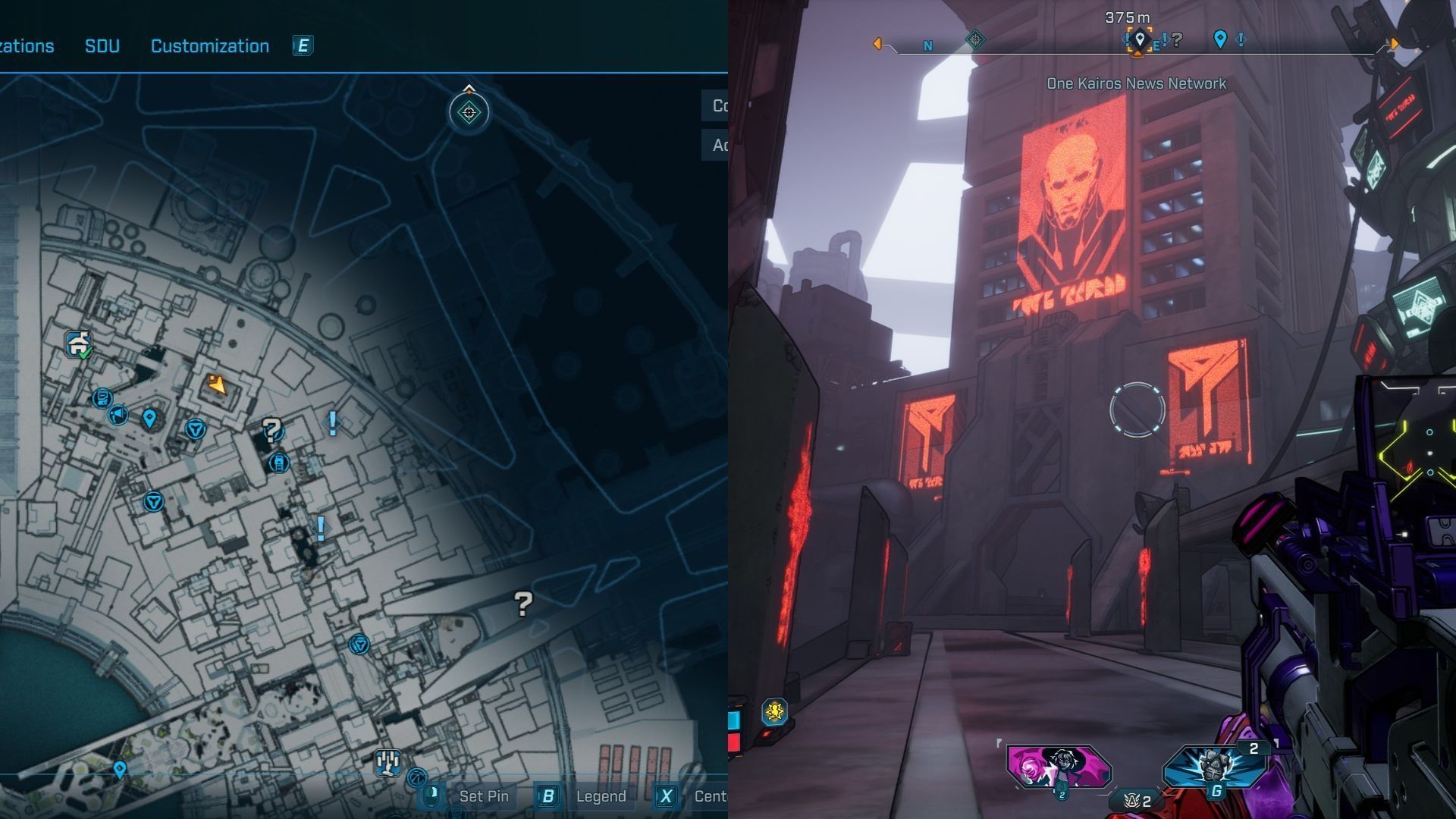 Head into the building on the left of OKNN (Image via 2K)