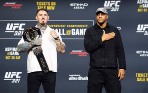 "I was expecting the booing" - Tom Aspinall compares UFC Paris press conference atmosphere with "circus" ahead of Ciryl Gane clash
