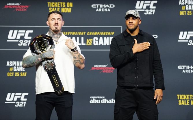 "I was expecting the booing" - Tom Aspinall compares UFC Paris press conference atmosphere with "circus" ahead of Ciryl Gane clash