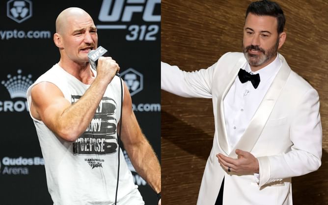 "He didn't get canceled" - Sean Strickland reacts to TV host Jimmy Kimmel being suspended over alleged Charlie Kirk comments