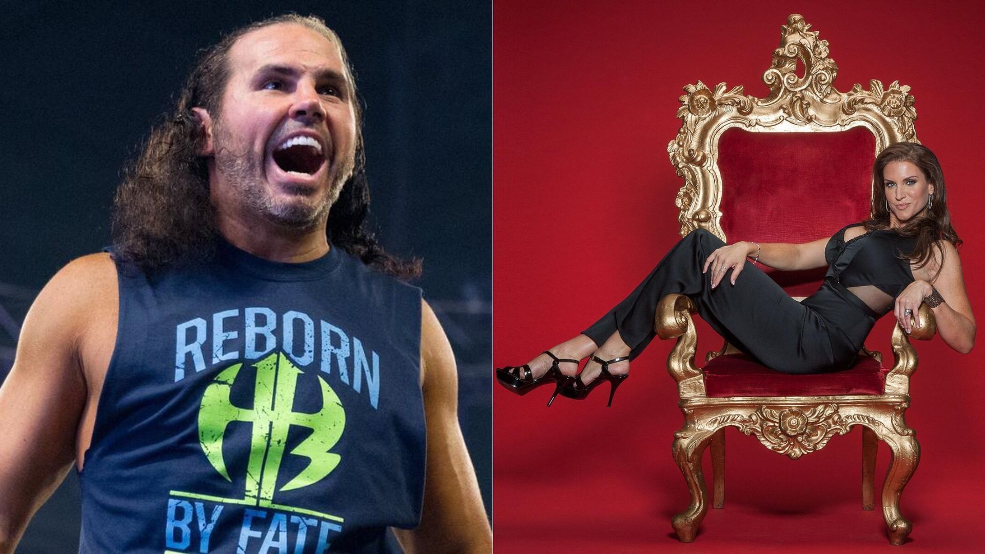 Matt Hardy (left); Stephanie McMahon (right) [Image Credits: wwe.com]