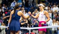 Haddad Maia and Anisimova at the 2025 US Open - Day 9 - Source: Getty