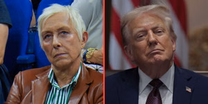 Martina Navratilova delivers 3-word defiant response to Donald Trump 'censorship' demand ahead of President's US Open appearance