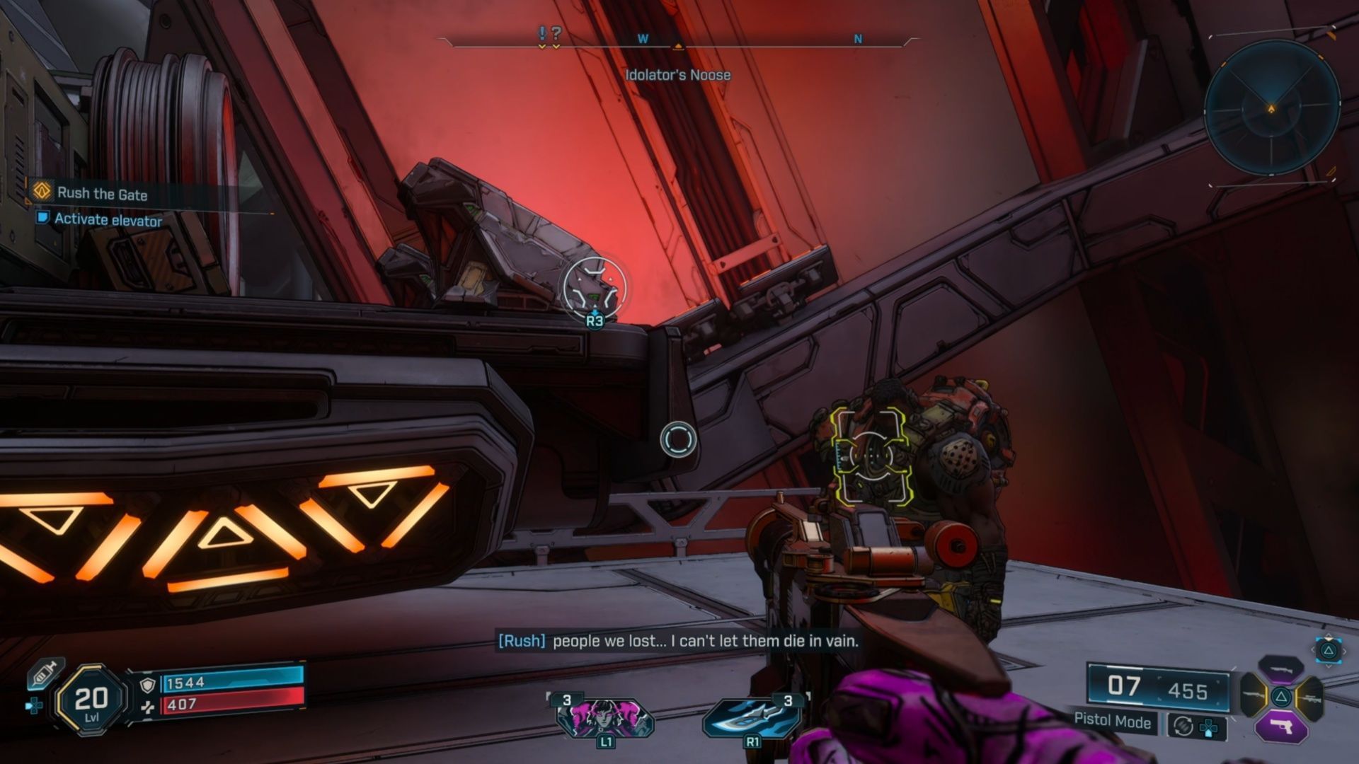 The elevator leads to, of course, more enemies! (Image via 2K Games)