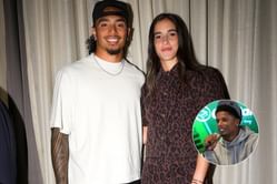 Marist Liufau's WNBA girlfriend Sonia Citron drops 1-word reaction as Cowboys sophomore obliterates Mathew Golden in thrilling touchdown play