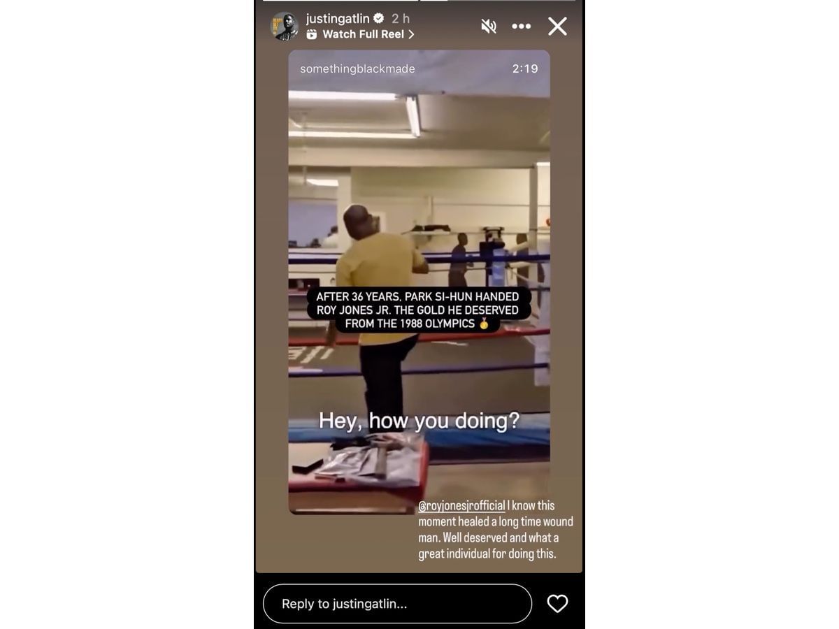 Gatlin&#039;s Instagram story