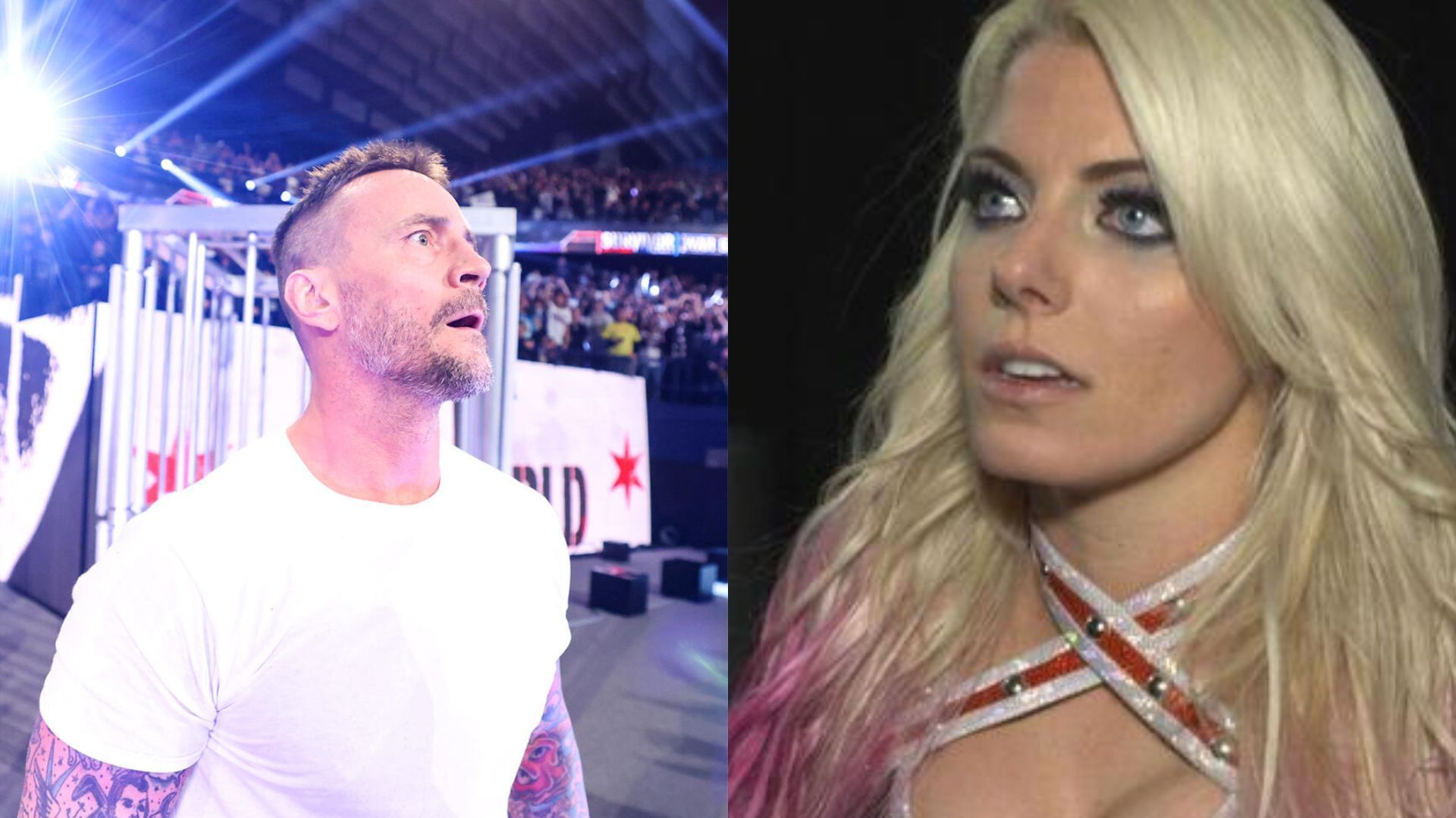 CM Punk [left]  and Alexa Bliss [right] [Image Credits: WWE.com]