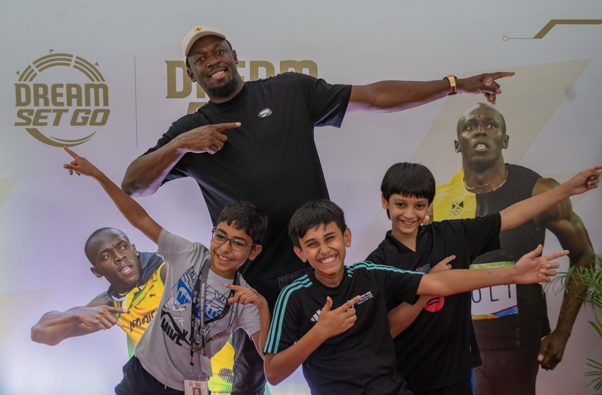 Usain Bolt Talks To Students In Mumbai - Source: Getty