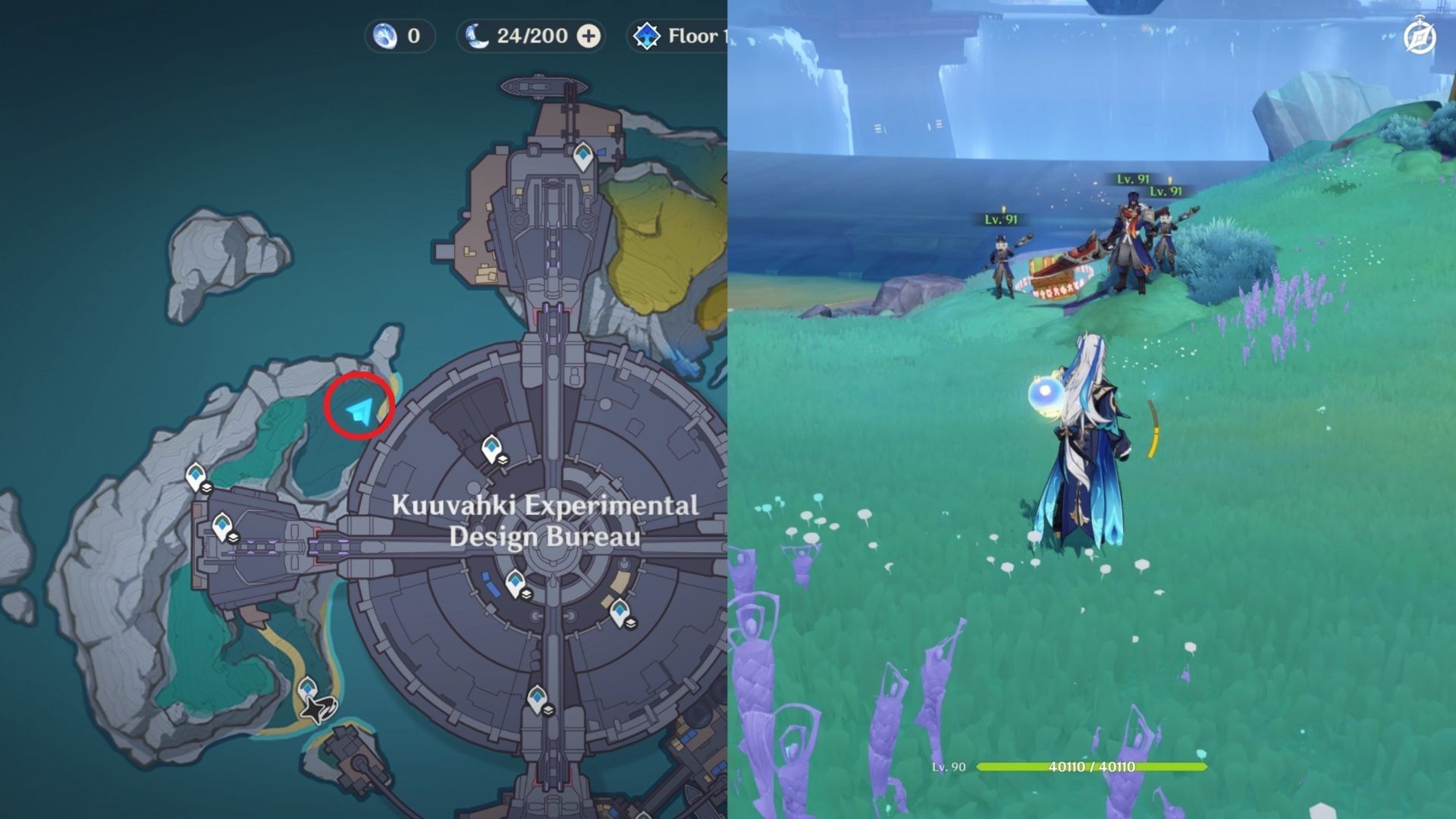 Remarkable Chest northwest of Kuuvahki Experimental Design Bureau (Image via HoYoverse)