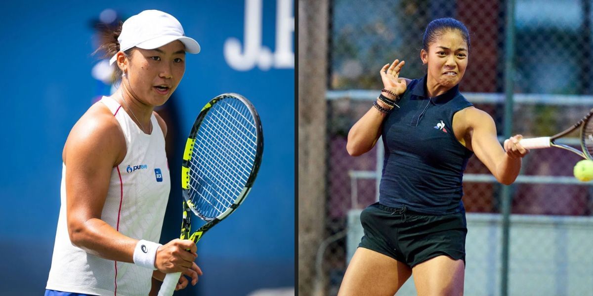 Janice Tjen will face Tiantsoa Rakotomanga Rajaonah in the final of the SP Open 2025. (Photos: Getty)