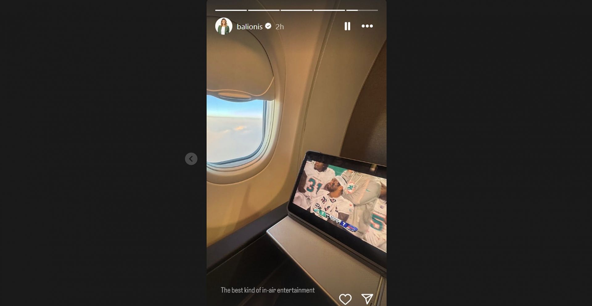 Amanda Balionis teases her &#039;best kind of on-air entertainment&#039; on flight back from Pebble Beach/@balionis