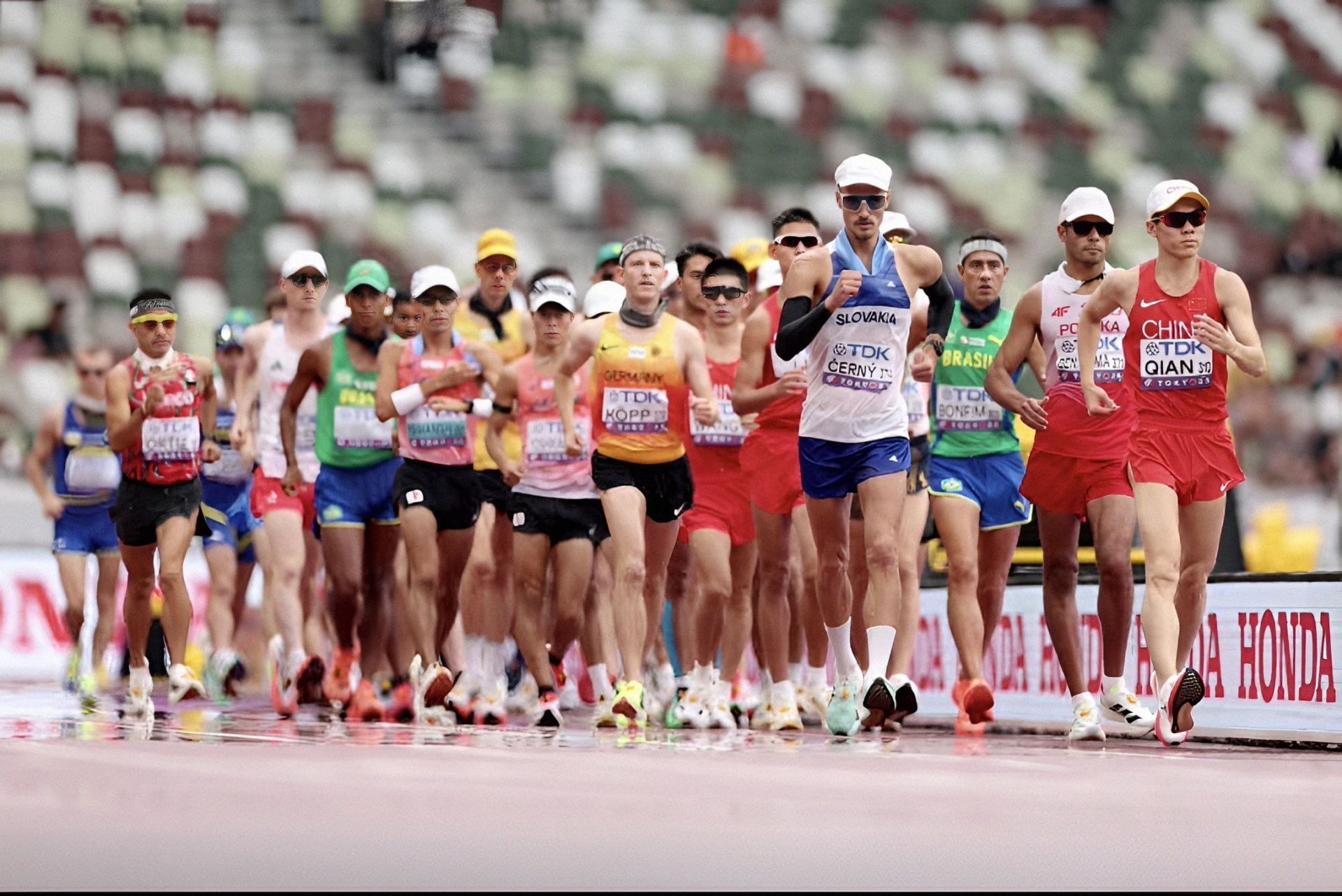 Servin Sebastian finsihed 31st at World Athletics Championship Race Walk