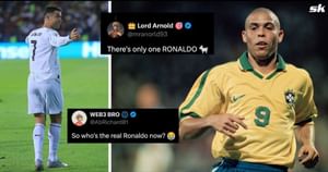 “Who’s the real Ronaldo now?”, “King of football” - Fans react as crazy goal stat in Cristiano Ronaldo vs Ronaldo Nazario debate revealed