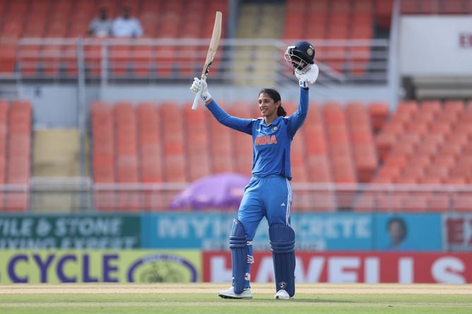 Boyfriend celebrates Smriti Mandhana’s century in IND vs AUS 2025 2nd ODI with adorable sticker [In Picture]