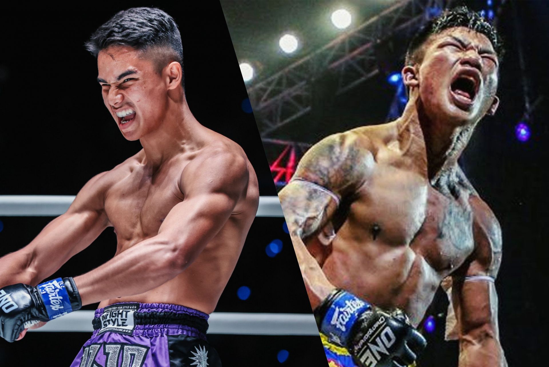 (From left) Johan Ghazali and Rodtang Jitmuangnon. [Images: ONE Championship]