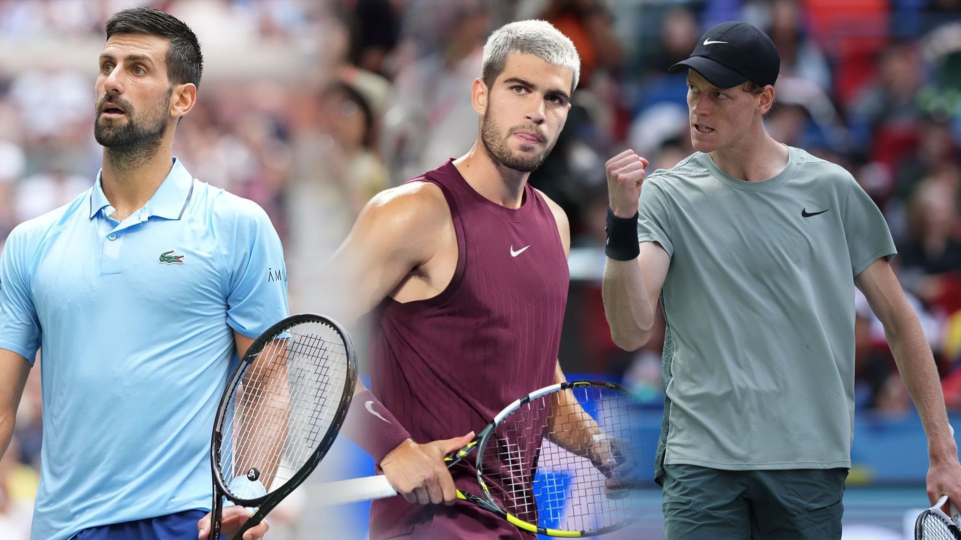 Djokovic Carlos Alcaraz Jannik Sinner Shanghai Masters 