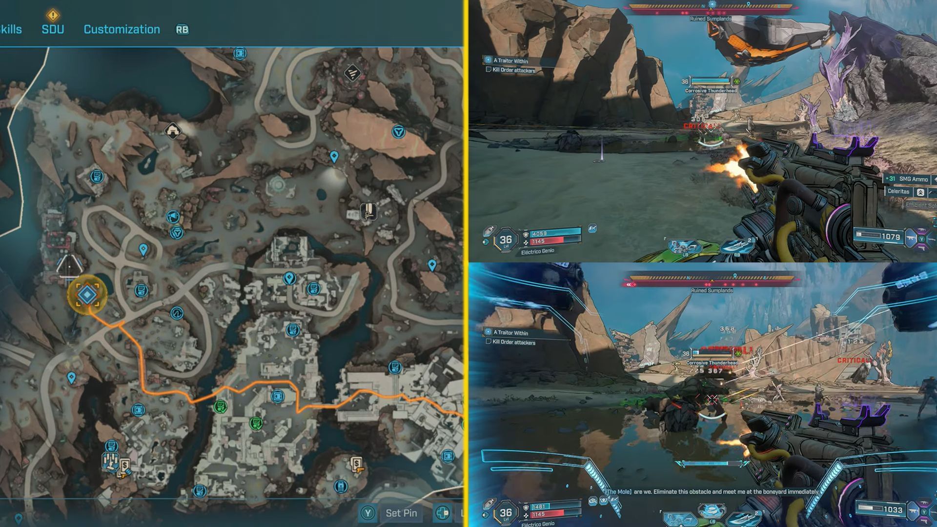 Prepare to fight the Order Troops as soon as you are done with acquiring the ingredients (Image via Gearbox Software)