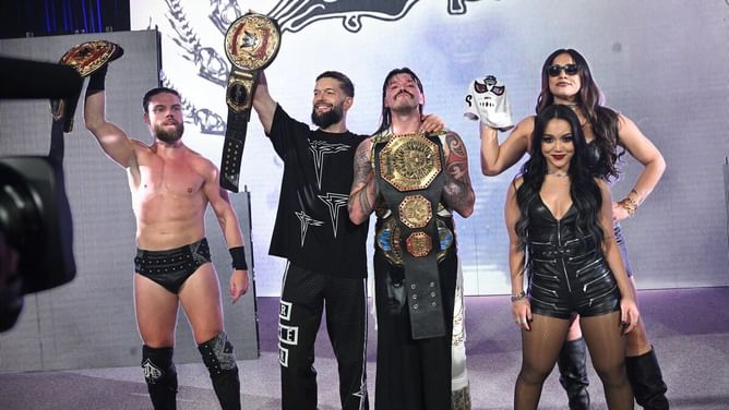Finn Balor sends a message to Dominik Mysterio after he became a double champion
