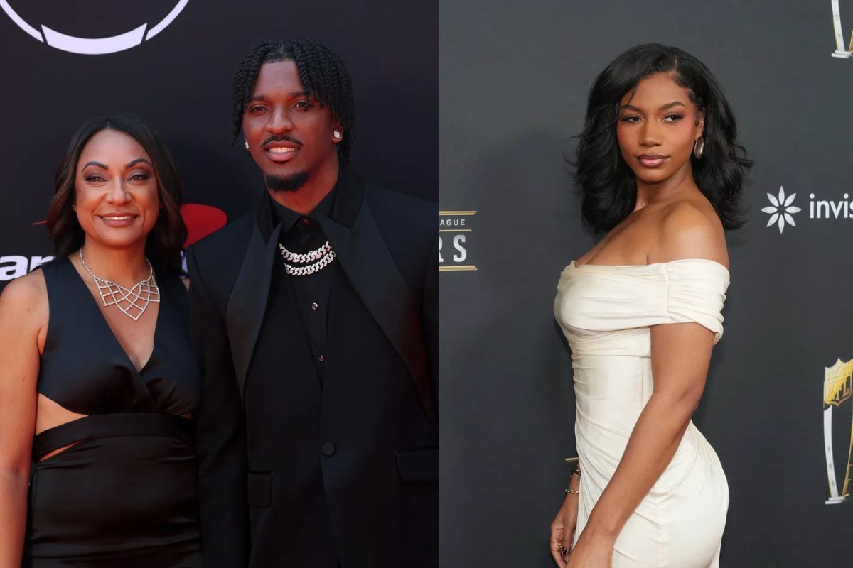NFL fans react to Jayden Daniels&rsquo; mom pregame exchange with Taylor Rooks (Image Credits - IMAGN/GETTY)