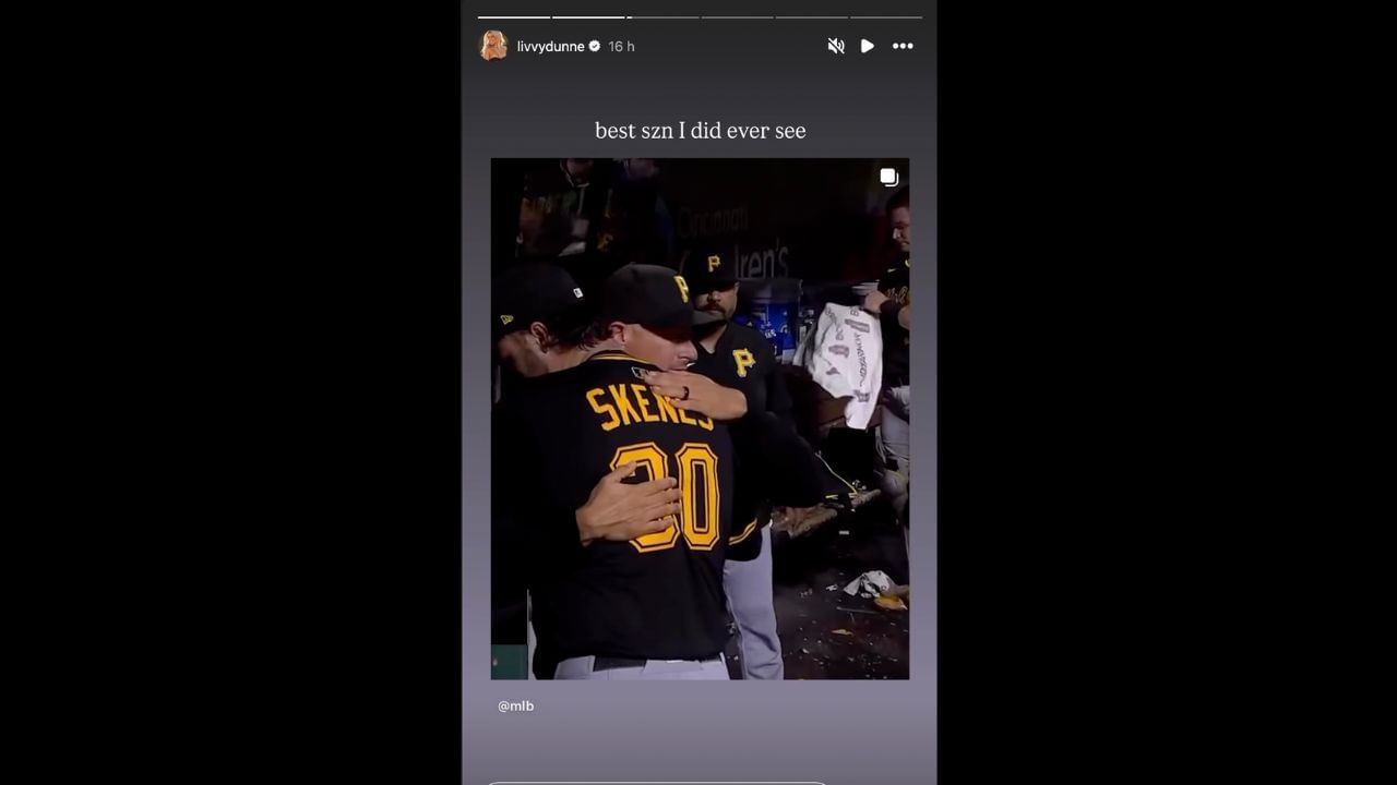 Screenshot of Olivia Dunne&#039;s Instagram Story (Image from - Instagram.com/@livvydunne IG Stories)