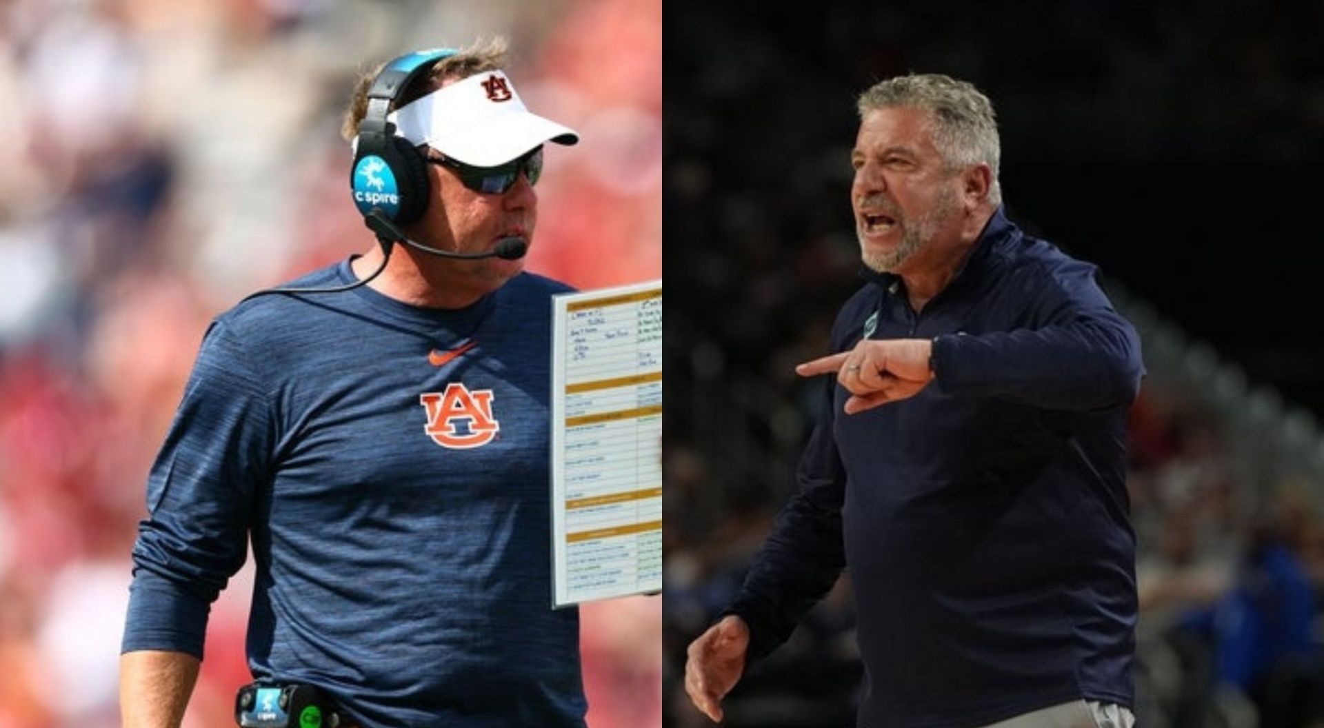 Hugh Freeze and Bruce Pearl (Credit- Getty)