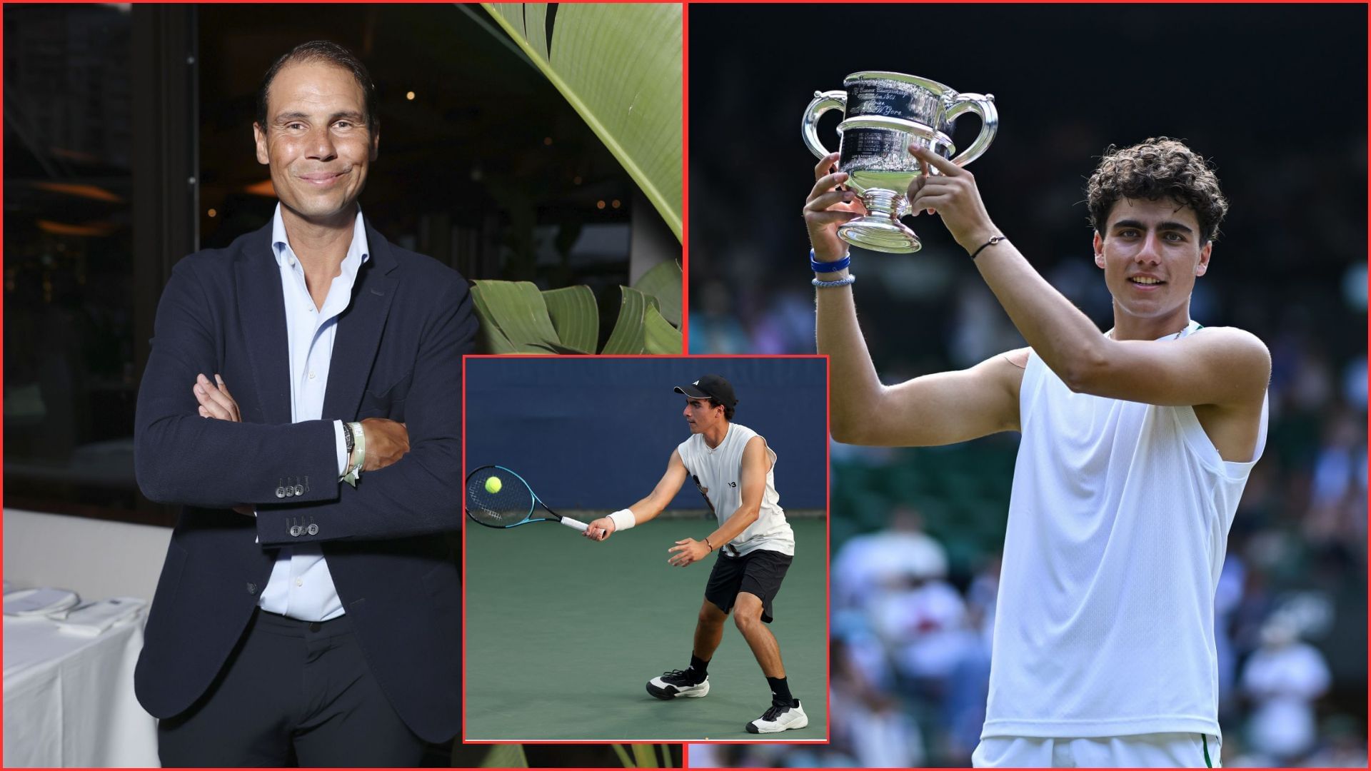 Rafael Nadal (L) Ivan Ivanov (R) | Getty