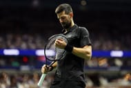 Novak Djokovic at the 2025 US Open (Source: Getty)