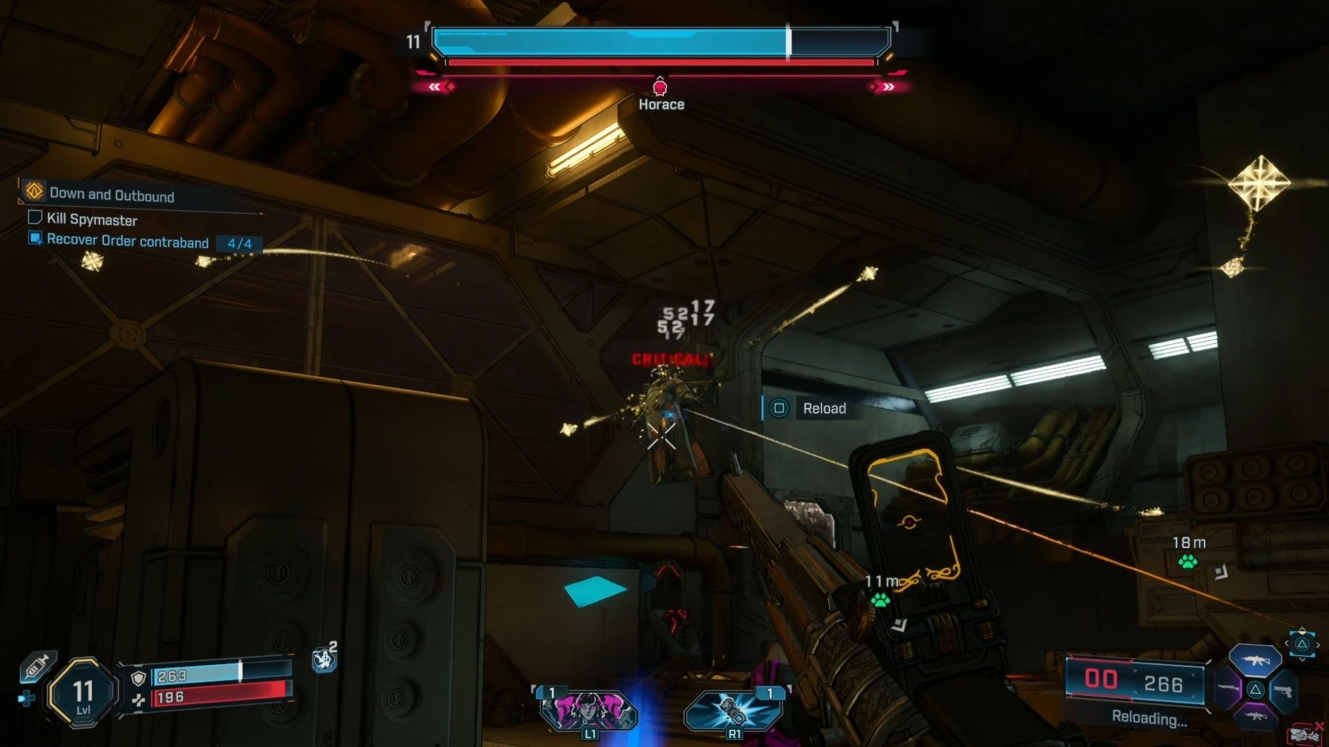 When the projectiles spread out, they&#039;re gonna come crashing down (Image via 2K Games)