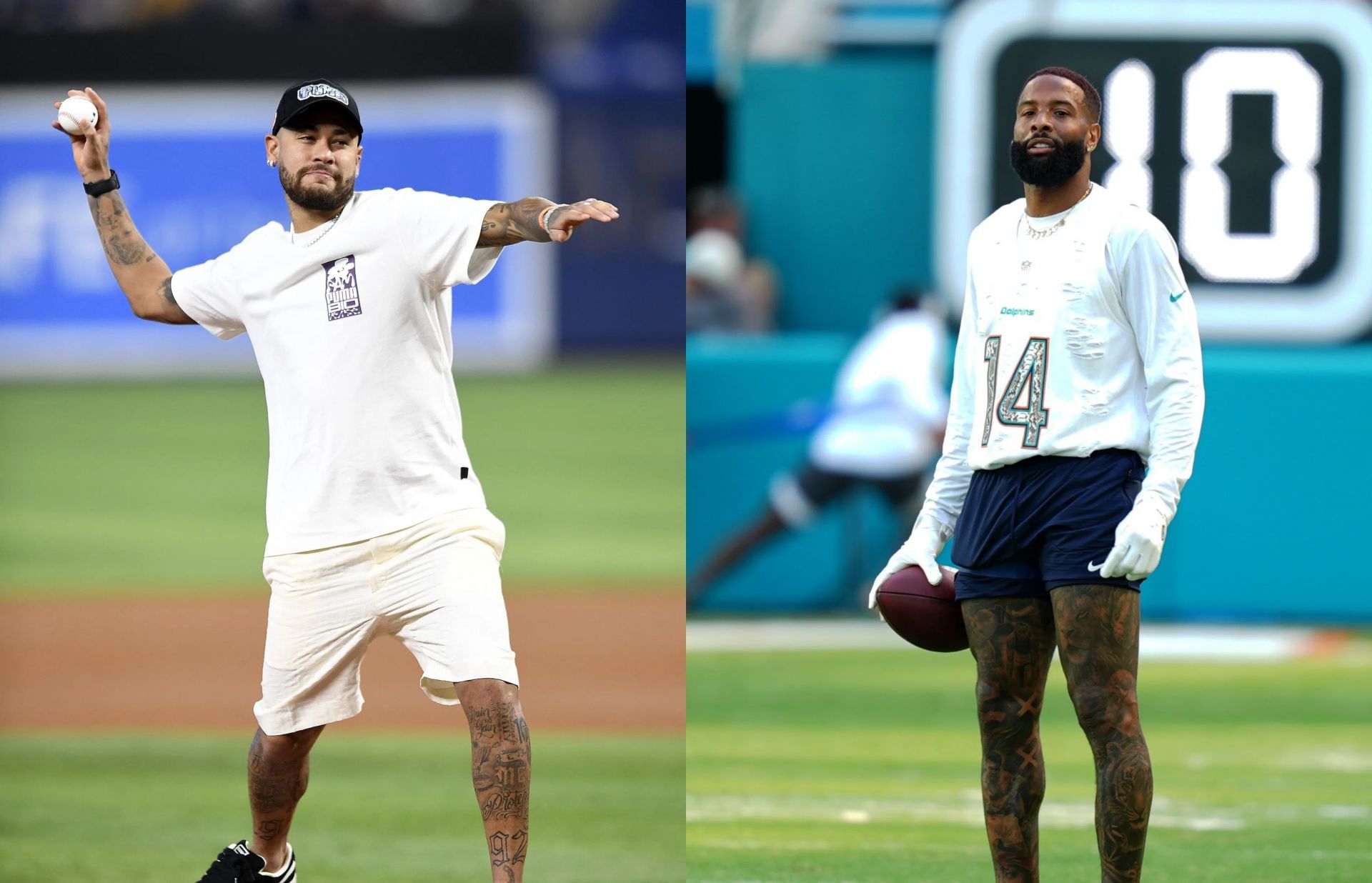 Odell Beckham Jr links up with Neymar for wild adventures in Brazil as WR enjoys free agency (Credit: IMAGN)