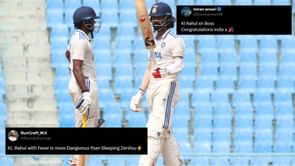 "KL Rahul with Fever is more Dangerous than Sleeping Zenitsu" - Fans hail batter for sensational knock in India A's historic chase against Australia A