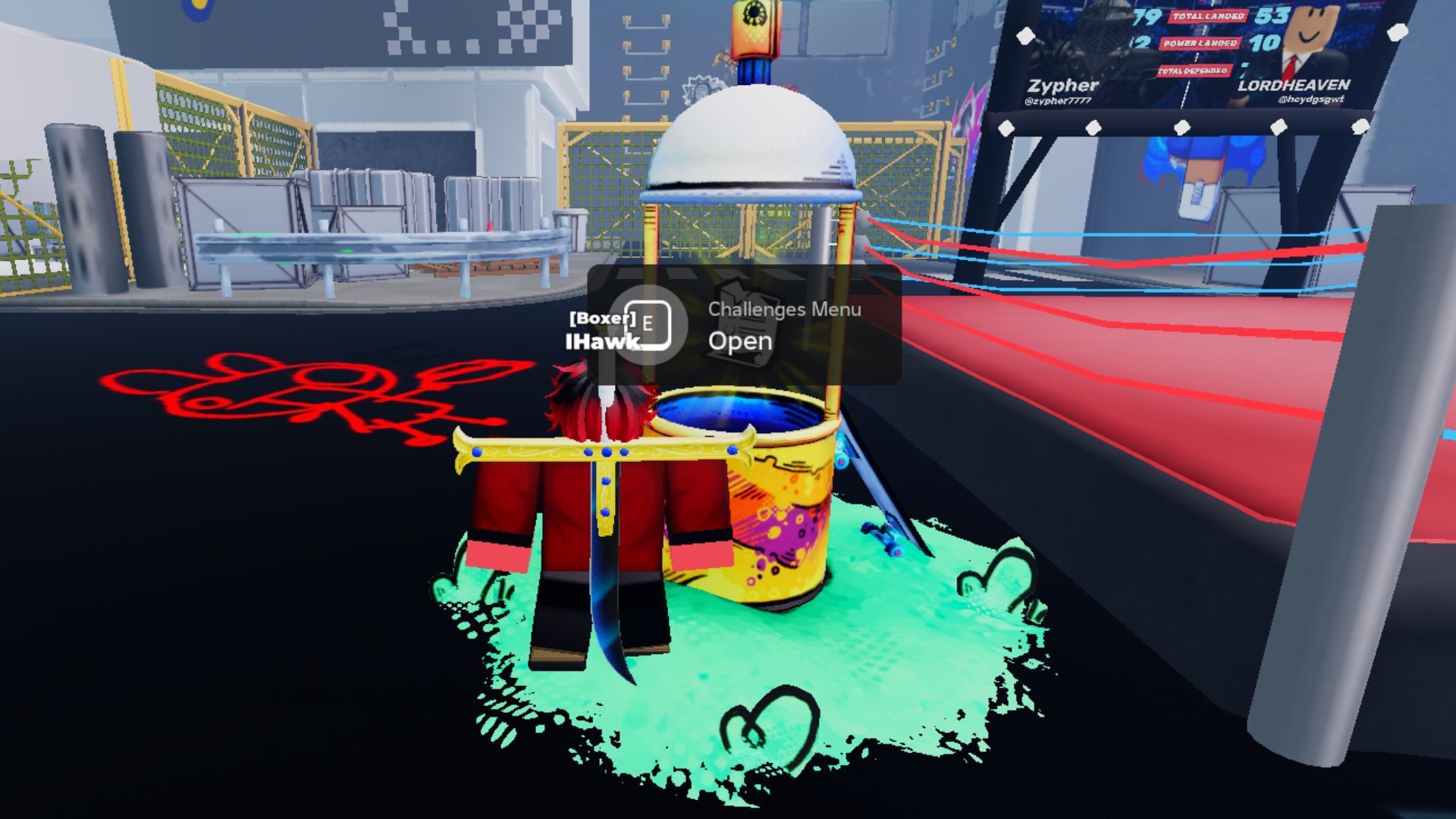 You can check the challenges in the game itself (Image via Roblox)