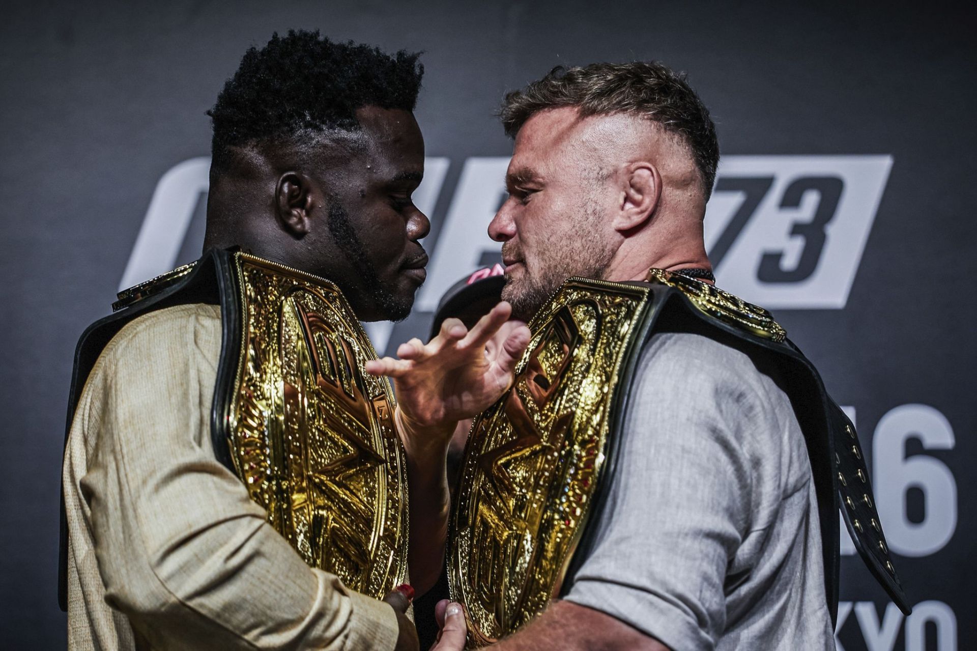 Anatoly Malykhin (R) faces off vs &lsquo;Reug Reug&rsquo; (L) | Image credit: ONE Championship