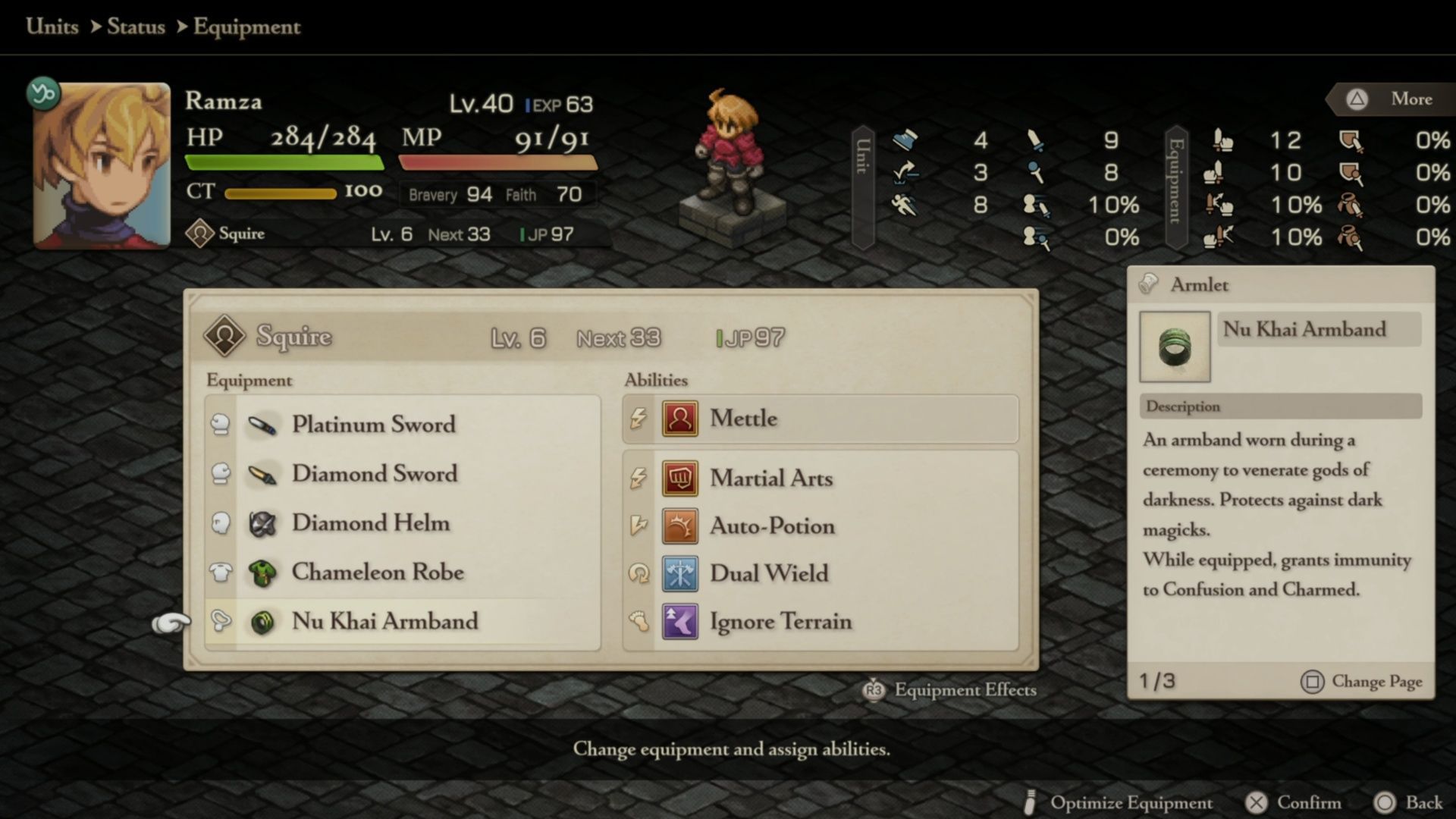 Here&#039;s the setup I used, but below there are a few corrections, just in case (Image via Square Enix)