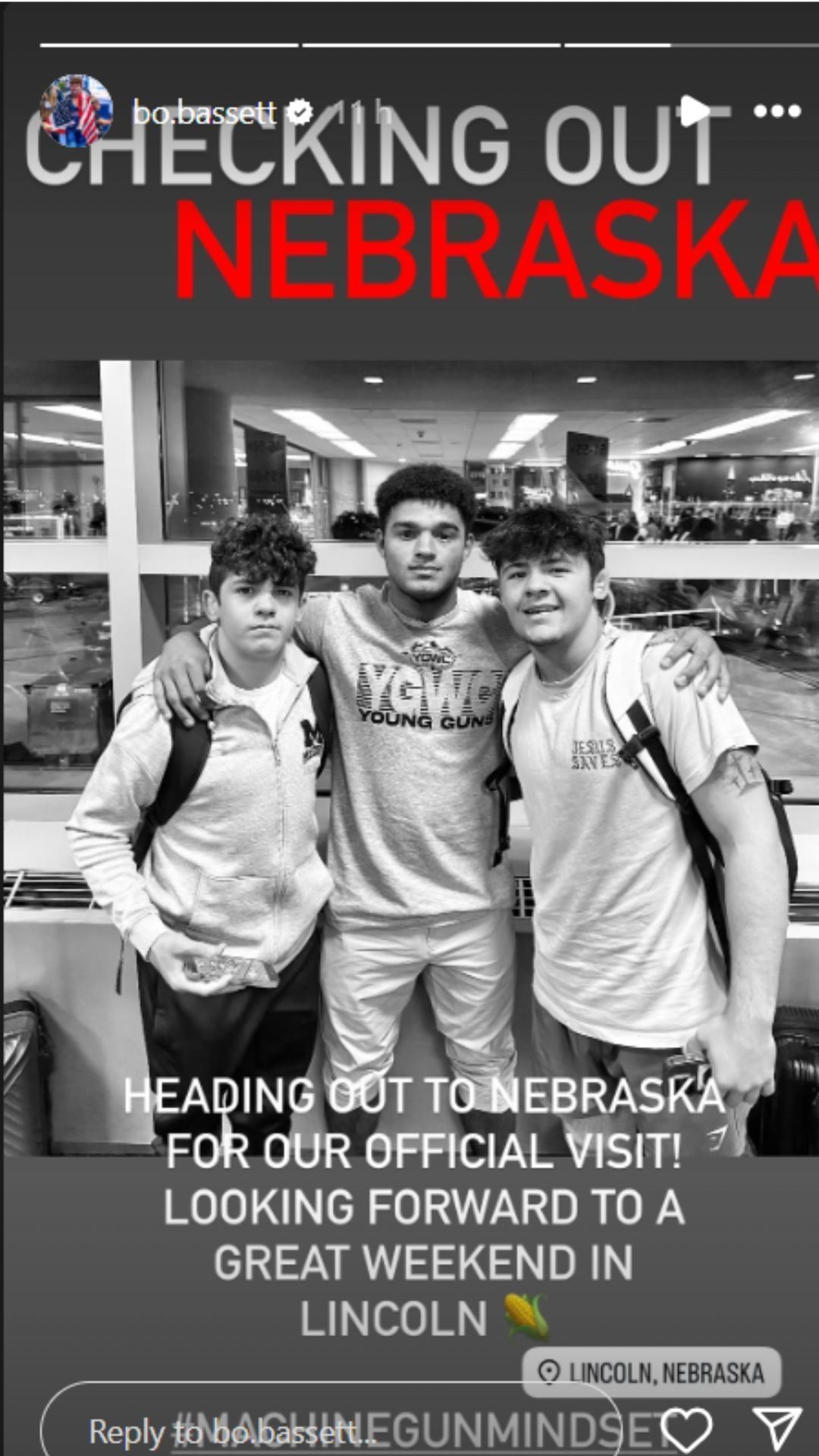 Screenshot of story (IG/@bo.bassett)