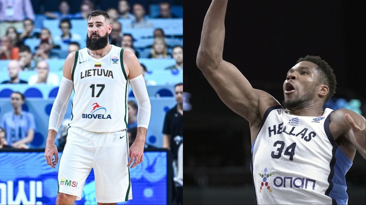 Game Player Stats and Box Score For Greece vs Lithuania EuroBasket 2025 Quarter Finals [Picture Credit: Getty]