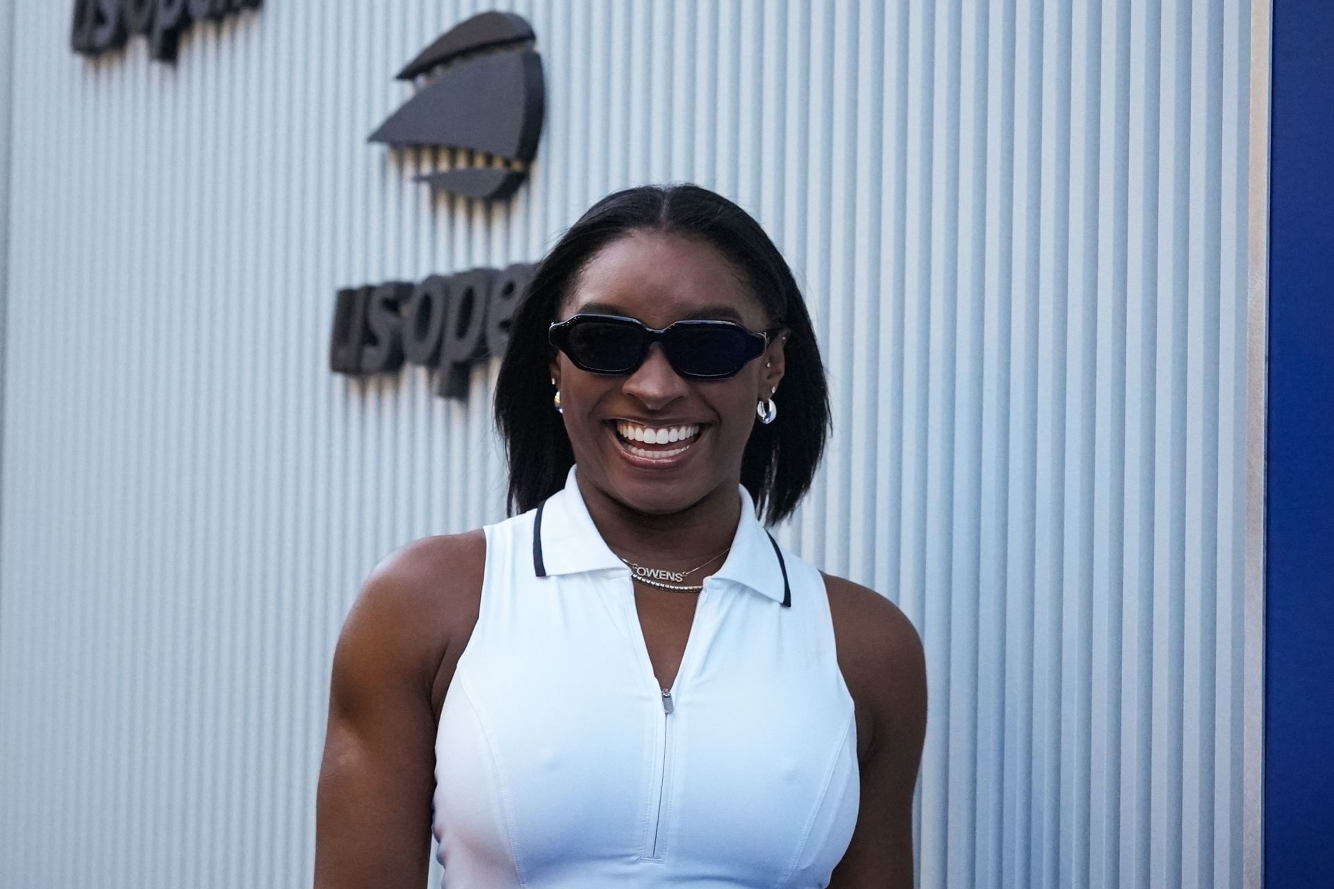  Simone Biles attends the US Open Tennis Championship in New York City. (Photo by Getty Images)
