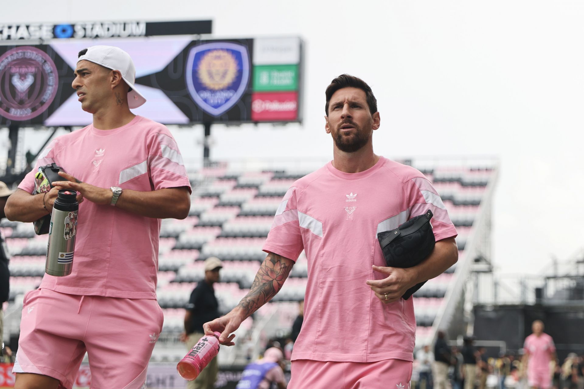 Luis Suarez and Lionel Messi