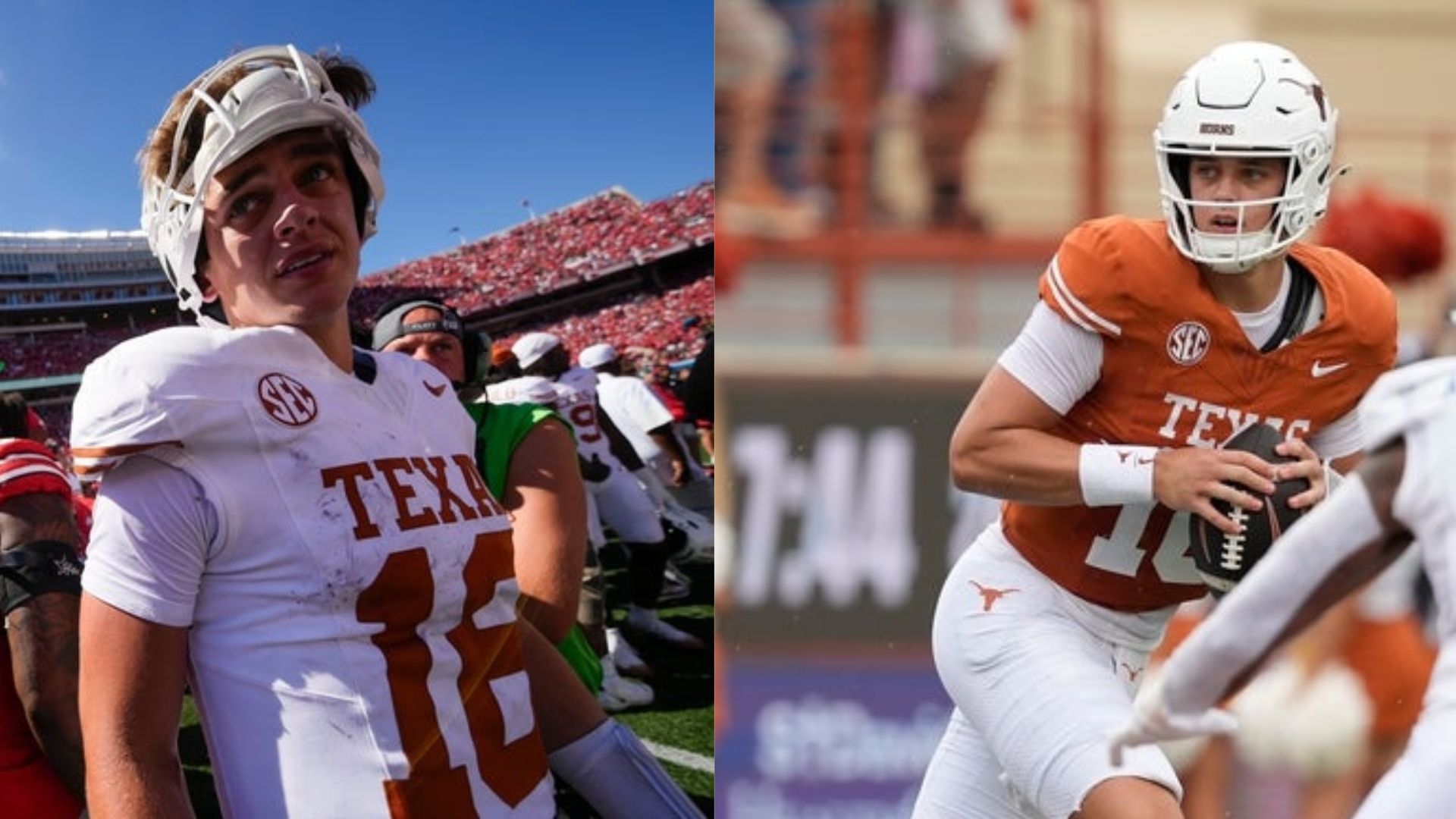 Texas quarterback Arch Manning (Image Source: IMAGN)