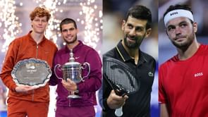 ATP Rankings update: Carlos Alcaraz continues to lead the list with Jannik Sinner on his tail, Novak Djokovic & Taylor Fritz remain steady in top 5