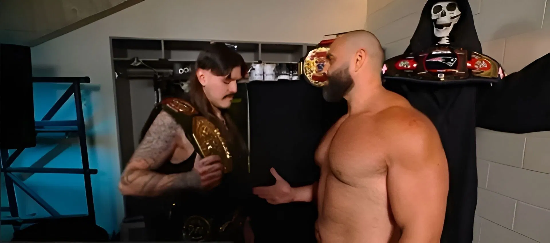Dominik Mysterio and Rusev (Image source: WWE YouTube)