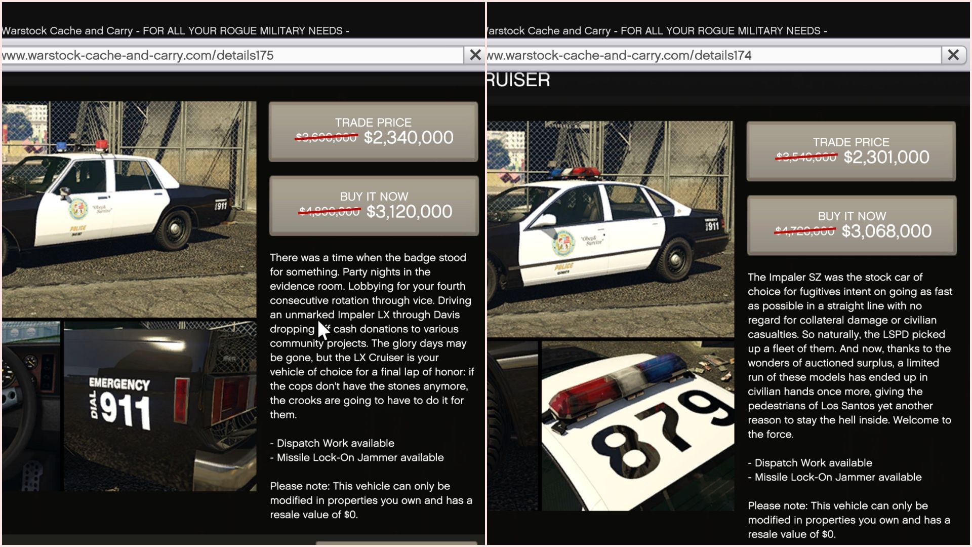 Both the cars are similarly priced (Image via Sportskeeda Gaming // Rockstar Games)