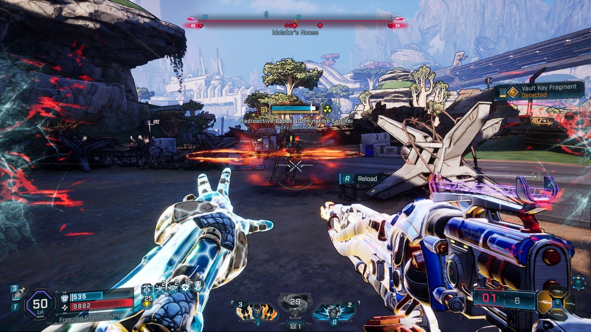 Activate you Action Skill and start stacking melee damage with each hit (Image via 2K)