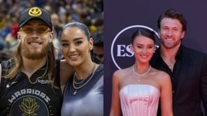 49ers Kyle Juszczyk designer wife Kristin Juszczyk drops 2-word reaction for George Kittle's wife Claire's stylish look