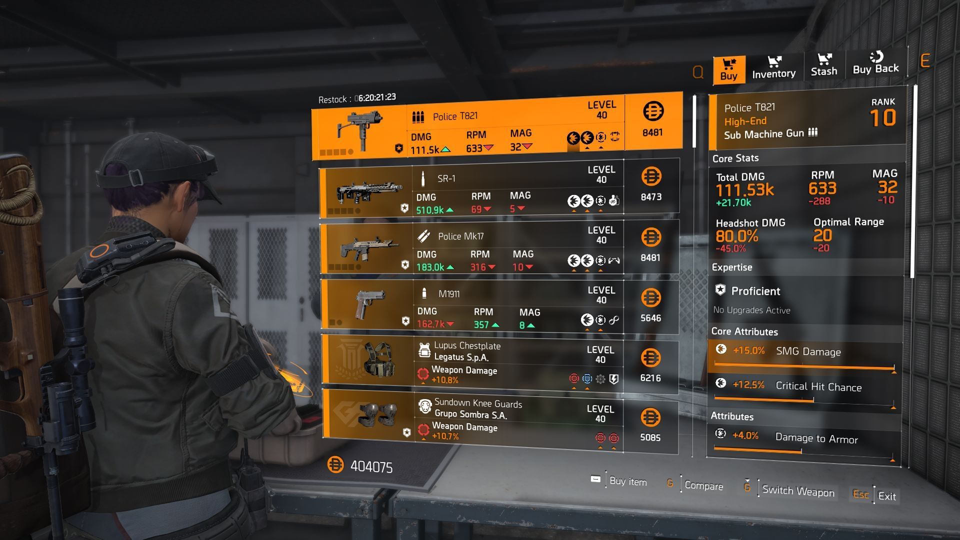 The Division 2 vendor at The Bridge Settlement in Brooklyn (Image via SK Gaming || Ubisoft)