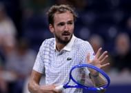 Medvedev in action at the 2025 US Open (Image Source: Getty)