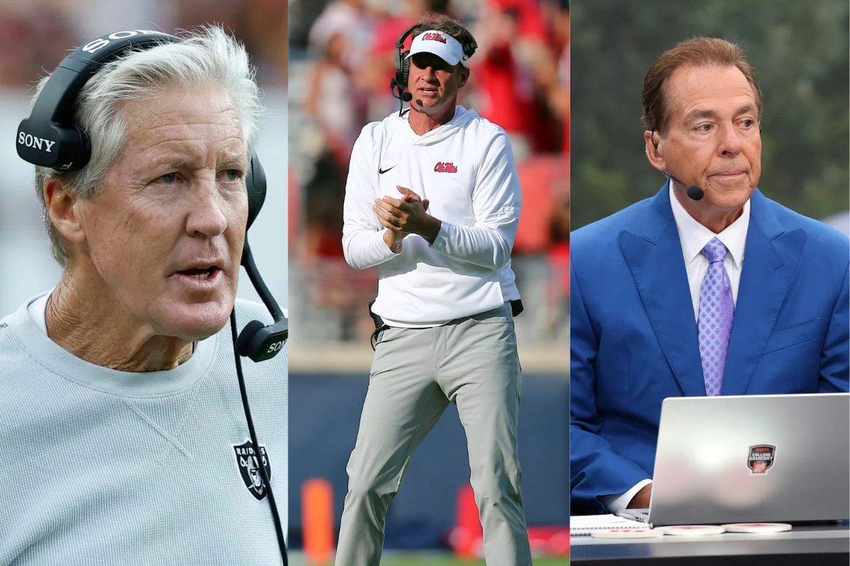 Lane Kiffin credits Pete Carroll and Nick Saban for shaping his coaching philosophy at Ole Miss (Image Credits - IMAGN)