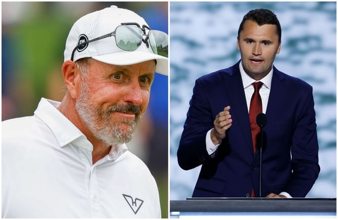 Phil Mickelson commends Spanish-speaking artist for creating a Charlie Kirk mural that got vandalized