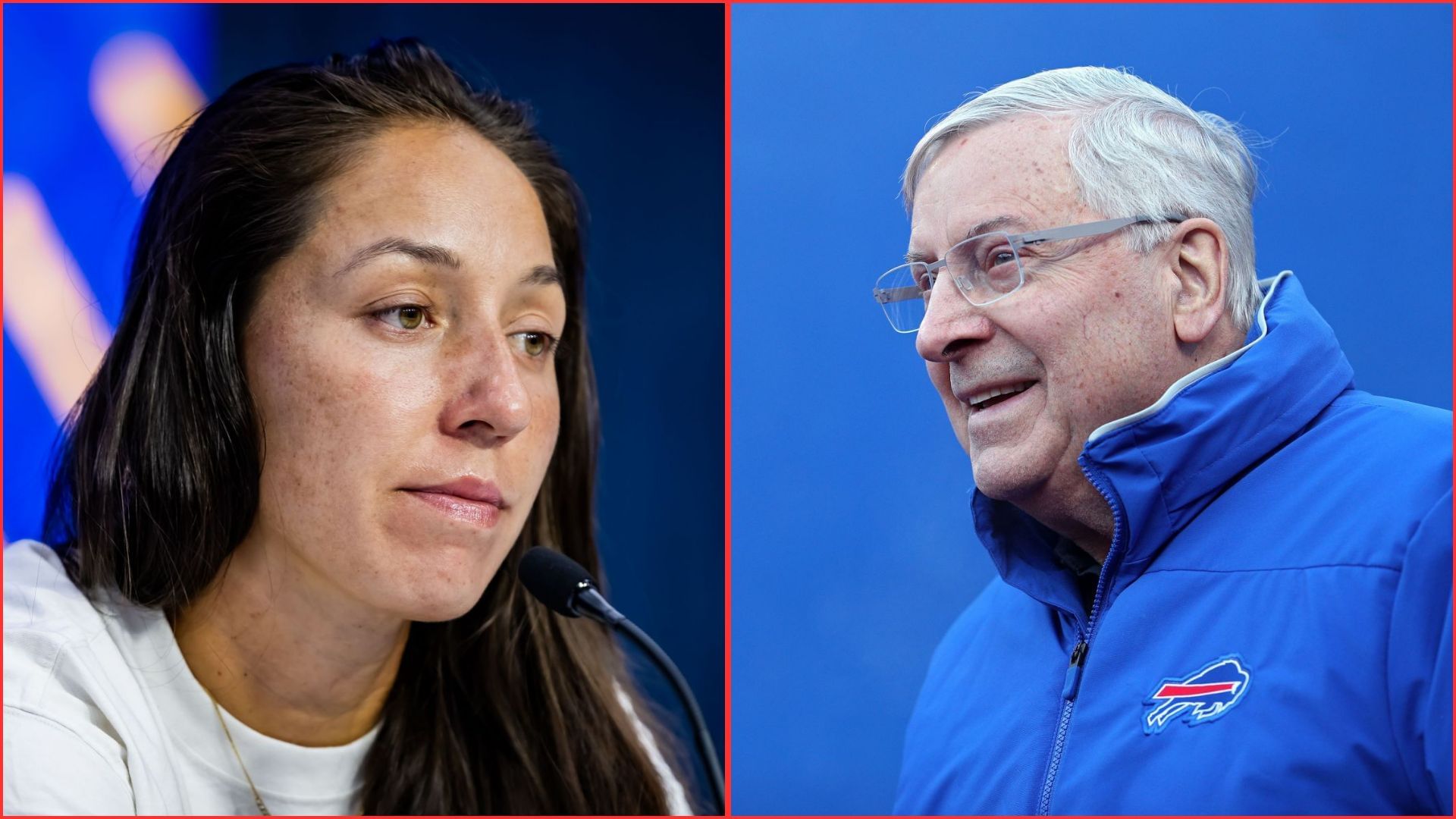 Jessica Pegula (L) her father Terry (R) | Getty