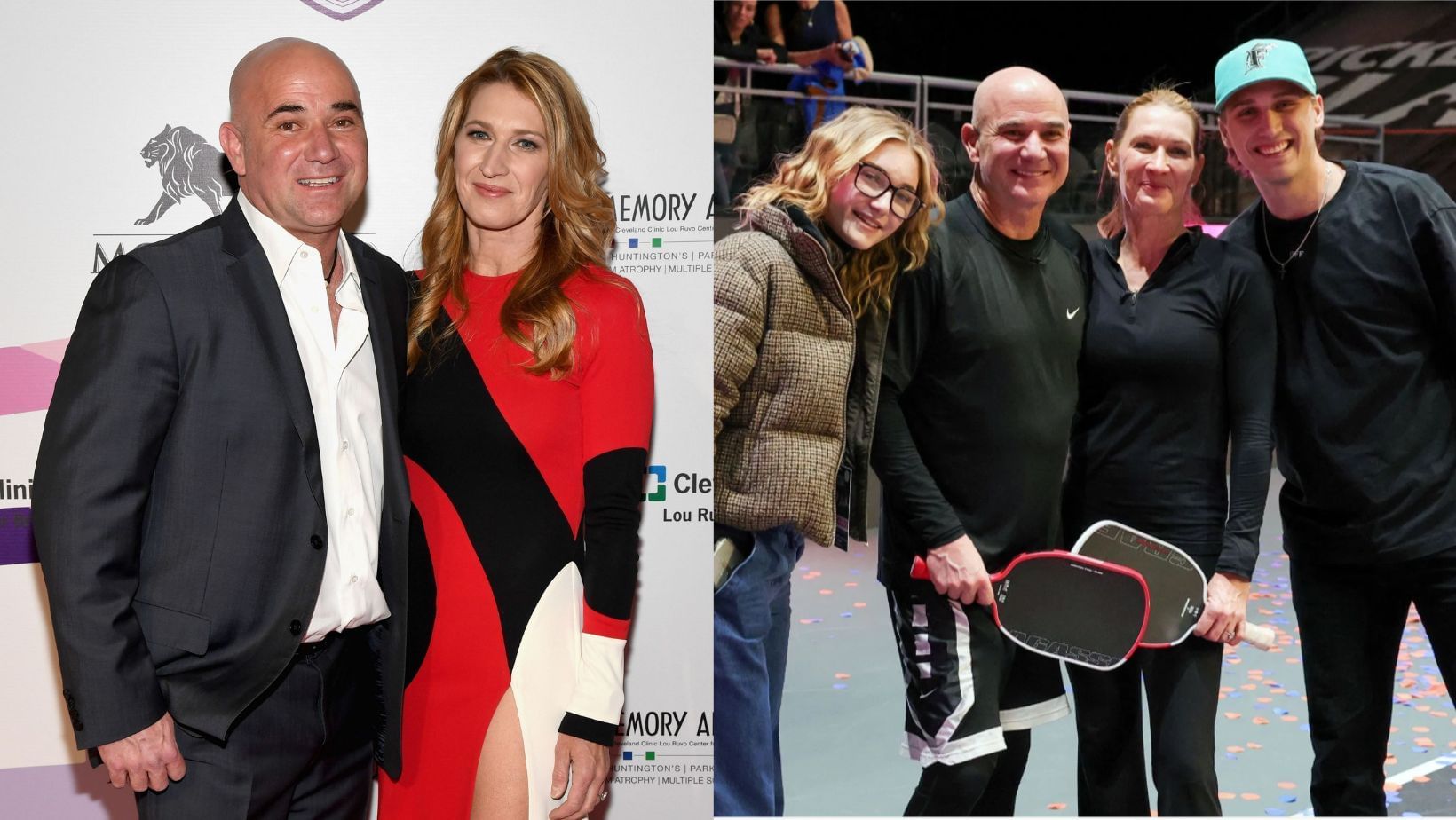Andre Agassi and Steffi Graf