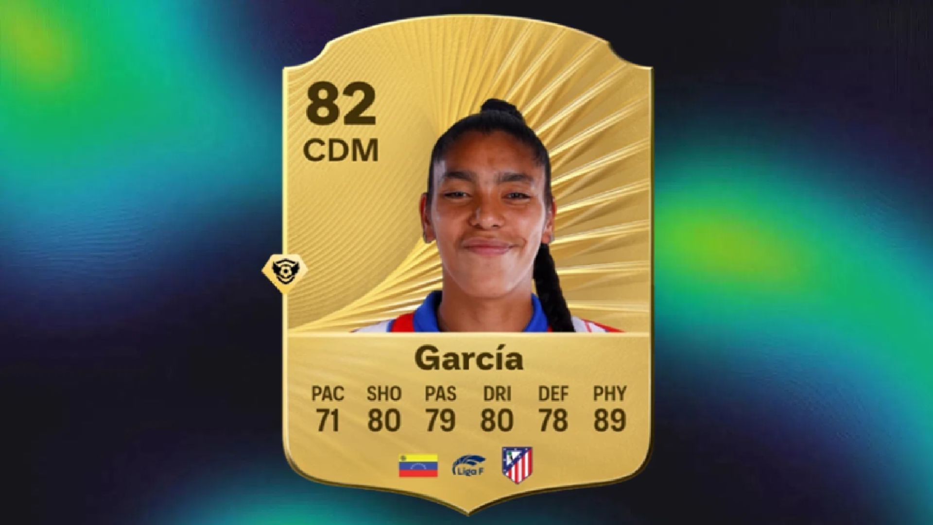 Gabriela Garcia is the second Colombian on the list of the strongest players in EA FC 26 (Image via EA Sports)